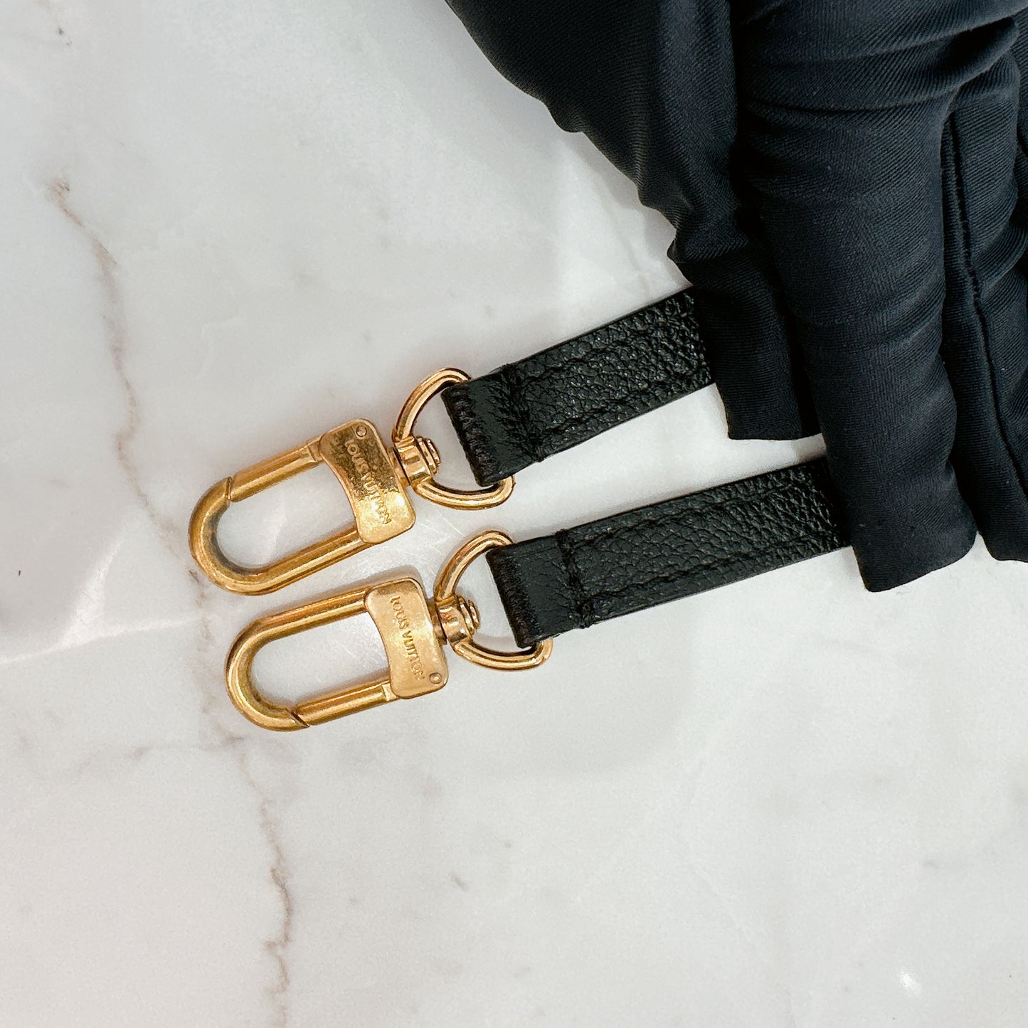 LV Speedy 20 in Monogram Black Empreinte Leather