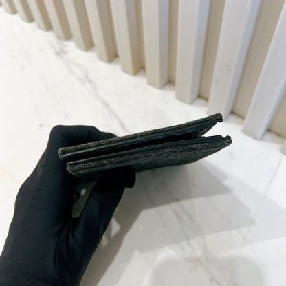 Dior Black Oblique Jacquard Wallet