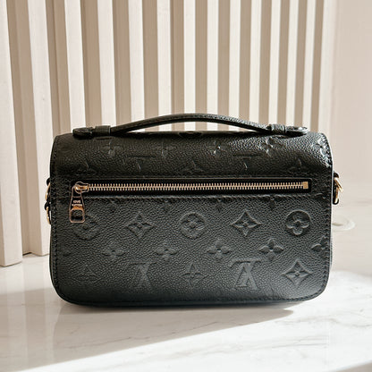 LV Metis East West In Black Empreinte Leather