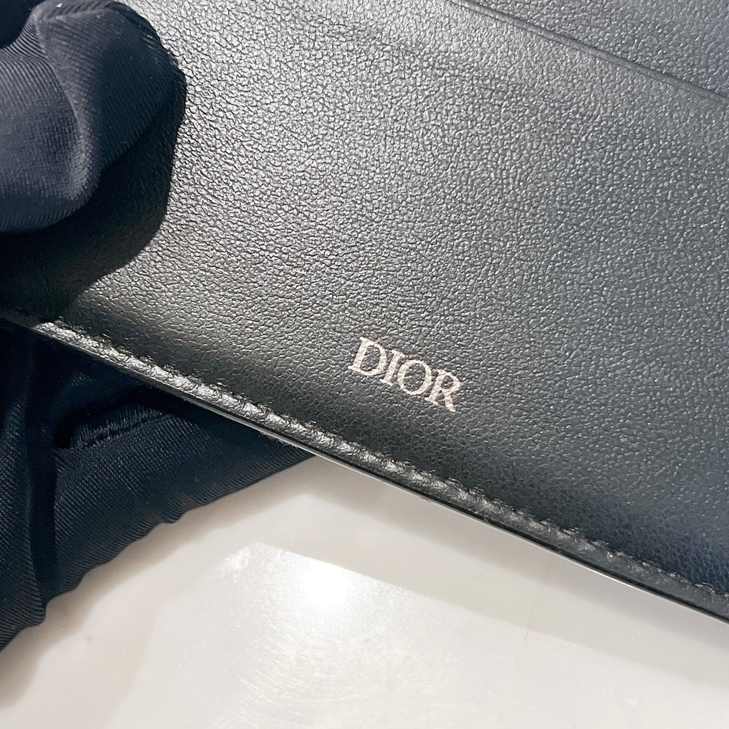 Dior Black Oblique Jacquard Wallet