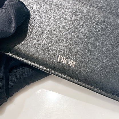 Dior Black Oblique Jacquard Wallet