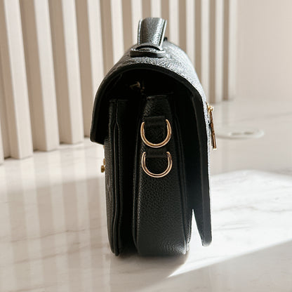 LV Metis East West In Black Empreinte Leather