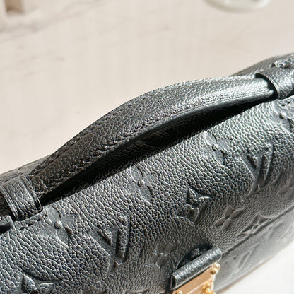 LV Metis East West In Black Empreinte Leather