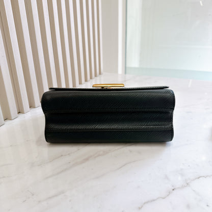 LV Twist MM in Black Epi Leather