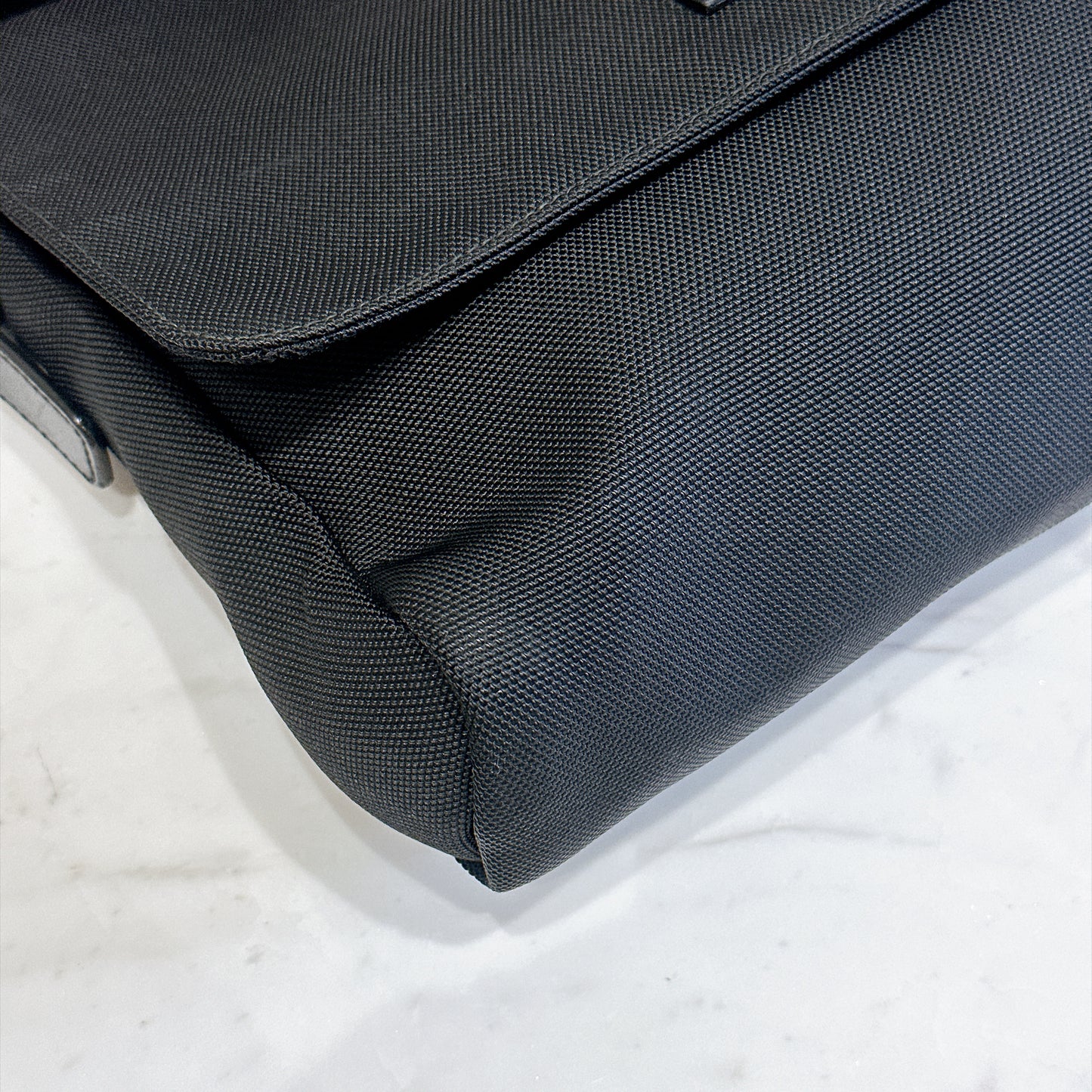 Gucci Techno Large Web Nylon Canvas Messenger Bag
