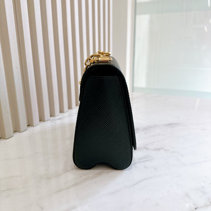 LV Twist MM in Black Epi Leather
