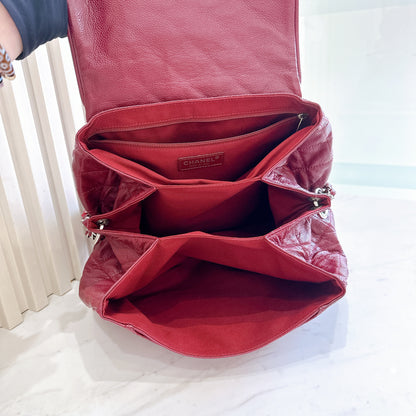Chanel Timeless Accordion Flap Bag in Red