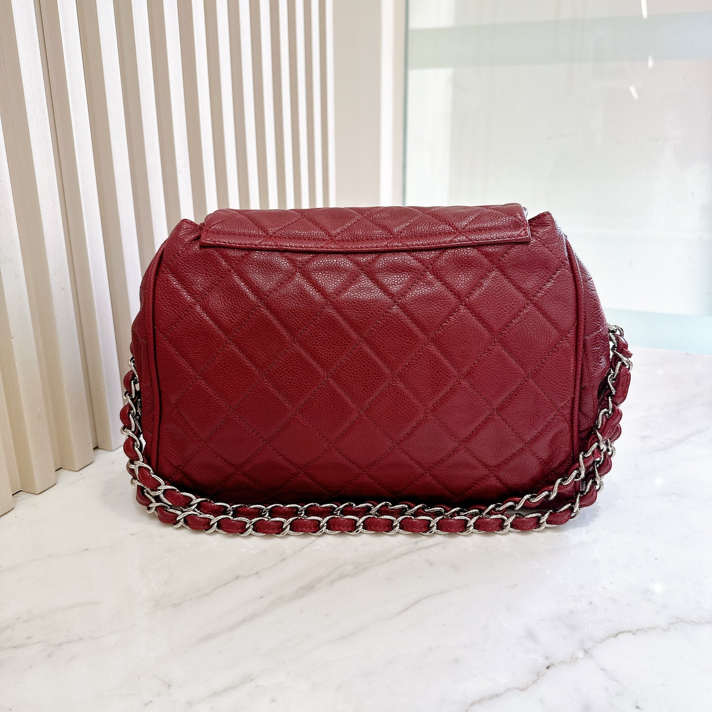 Chanel Timeless Accordion Flap Bag in Red
