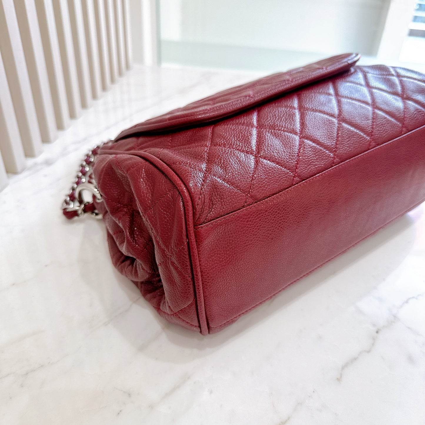 Chanel Timeless Accordion Flap Bag in Red