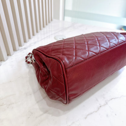 Chanel Timeless Accordion Flap Bag in Red