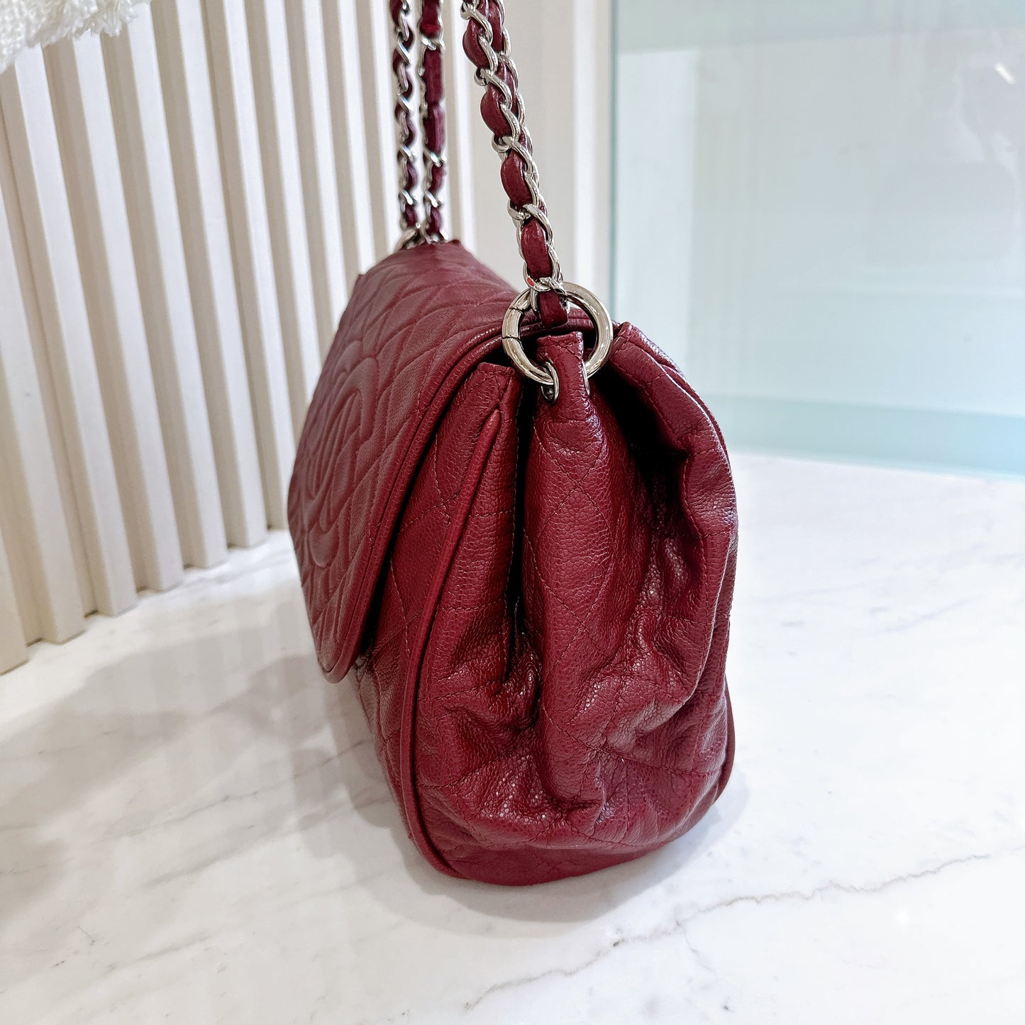 Chanel Timeless Accordion Flap Bag in Red