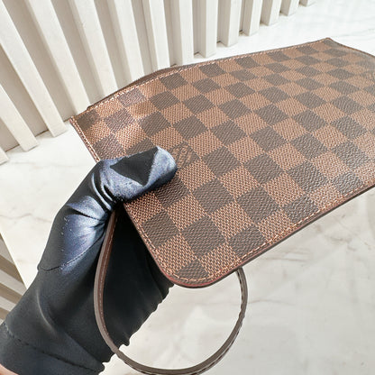 LV Damier Ebene Neverfull MM with Pouch