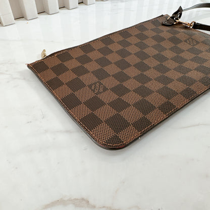 LV Damier Ebene Neverfull MM with Pouch