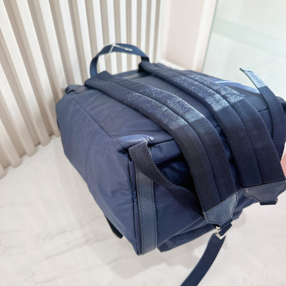 Gucci Monogram Nylon Backpack in Blue