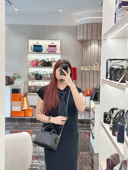 LV Speedy 20 in Monogram Black Empreinte Leather