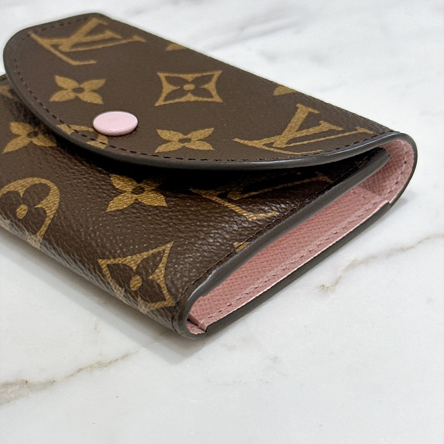LV Monogram Rosalie Coin Purse in Pink