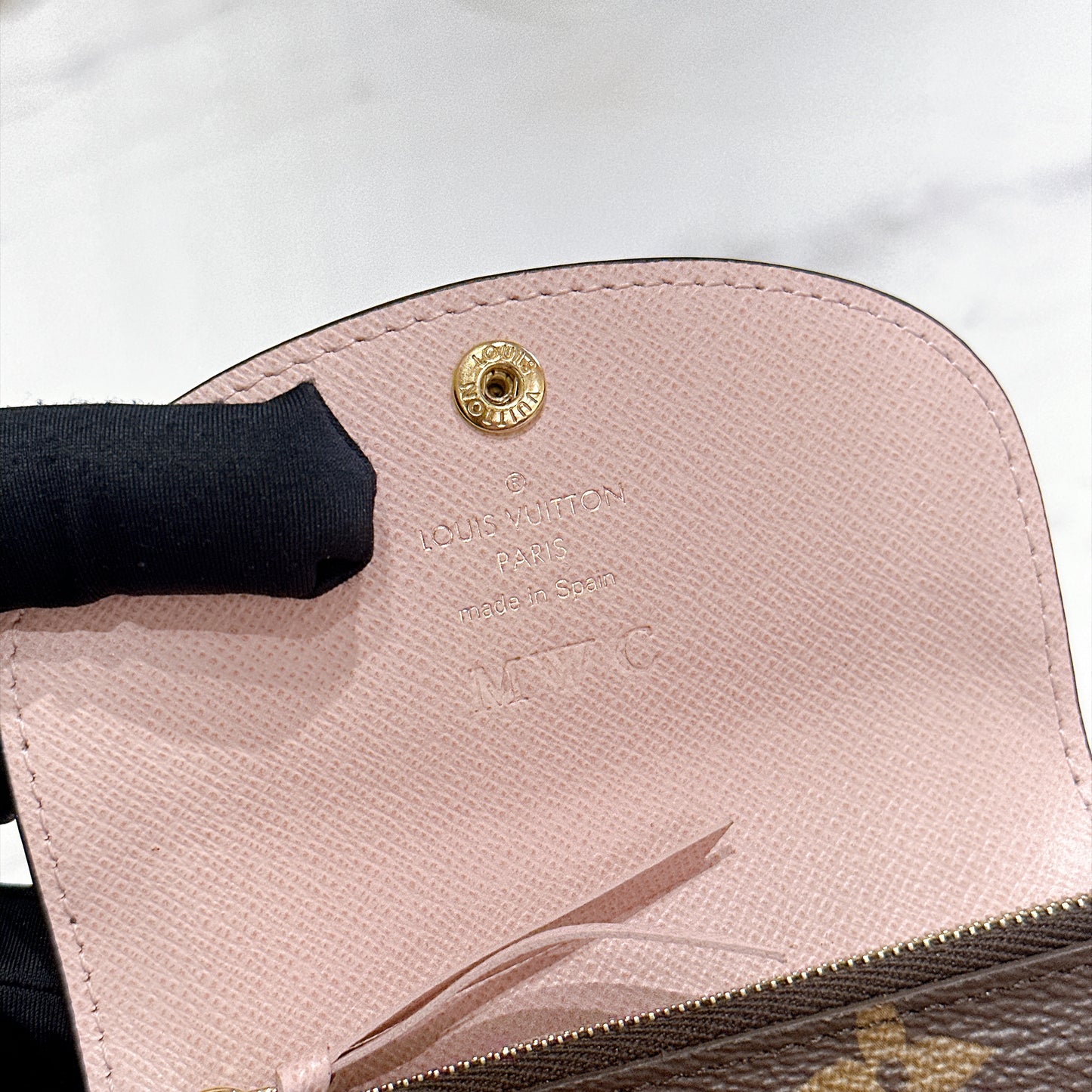 LV Monogram Rosalie Coin Purse in Pink
