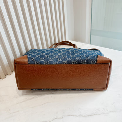 Gucci GG Denim Ophidia Tote