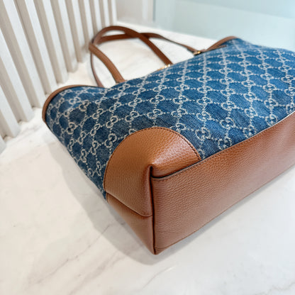 Gucci GG Denim Ophidia Tote