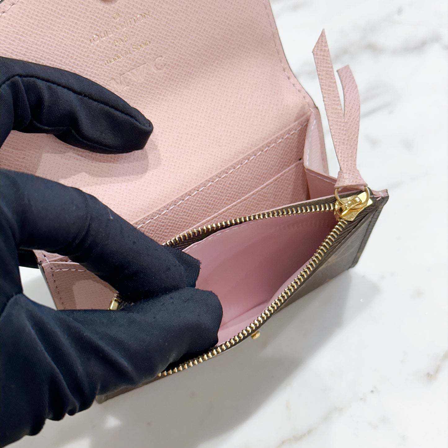 LV Monogram Rosalie Coin Purse in Pink