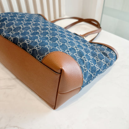 Gucci GG Denim Ophidia Tote