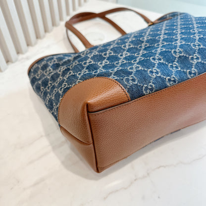 Gucci GG Denim Ophidia Tote