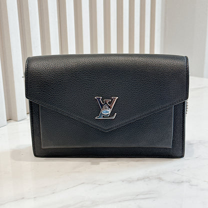 LV Mylockme Chain Pochette in Black