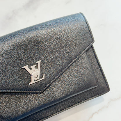 LV Mylockme Chain Pochette in Black
