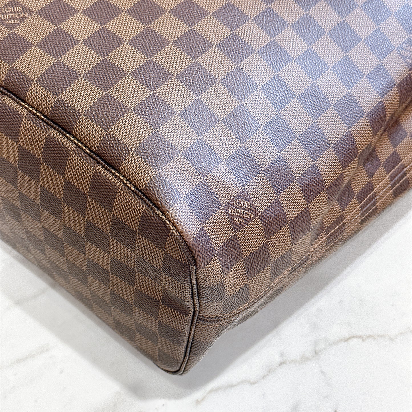 LV Damier Ebene Neverfull MM