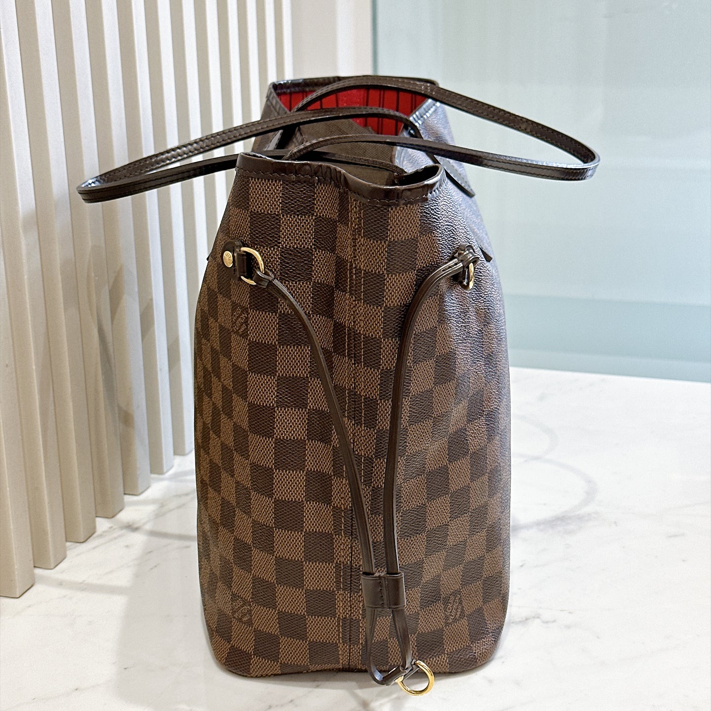 LV Damier Ebene Neverfull MM