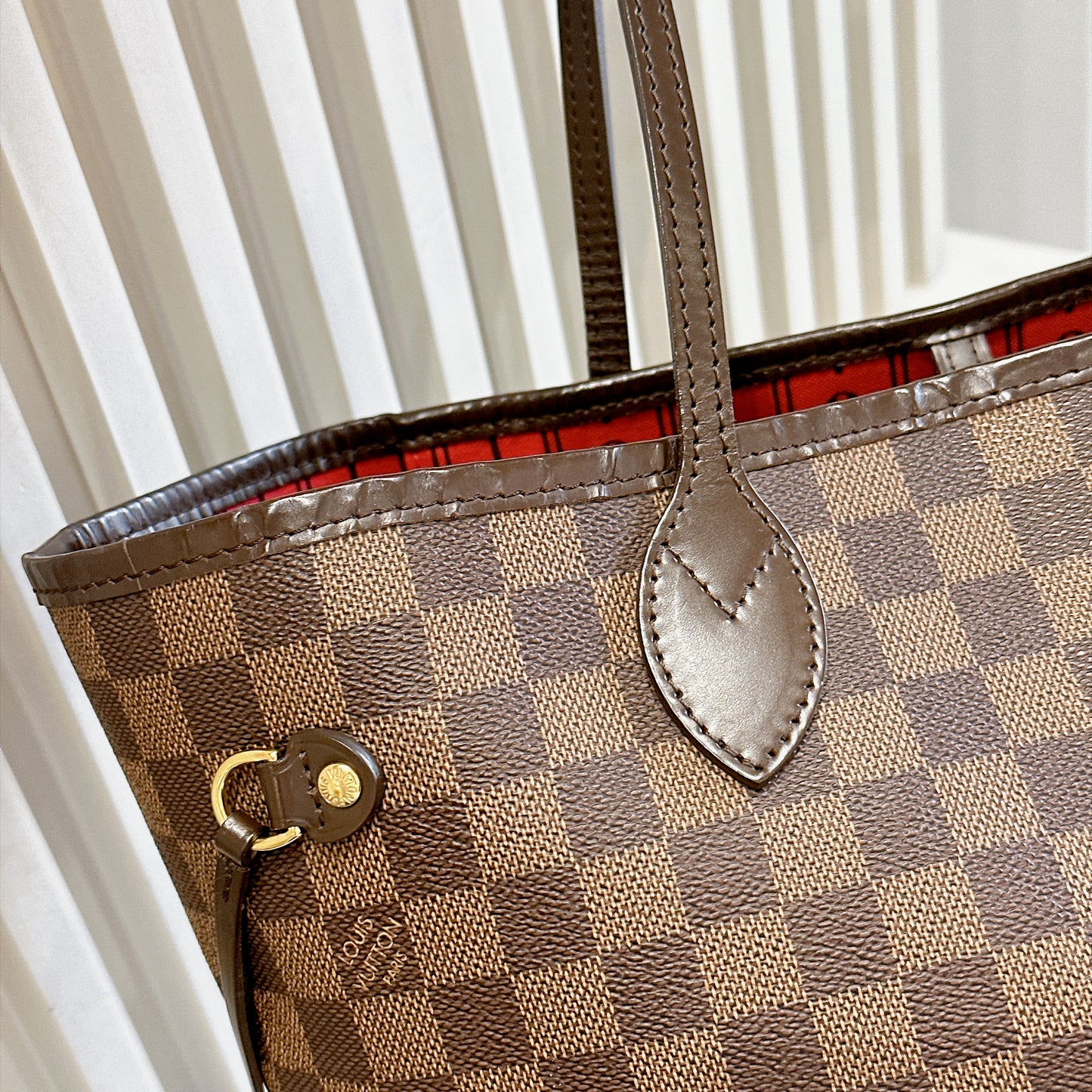 LV Damier Ebene Neverfull MM