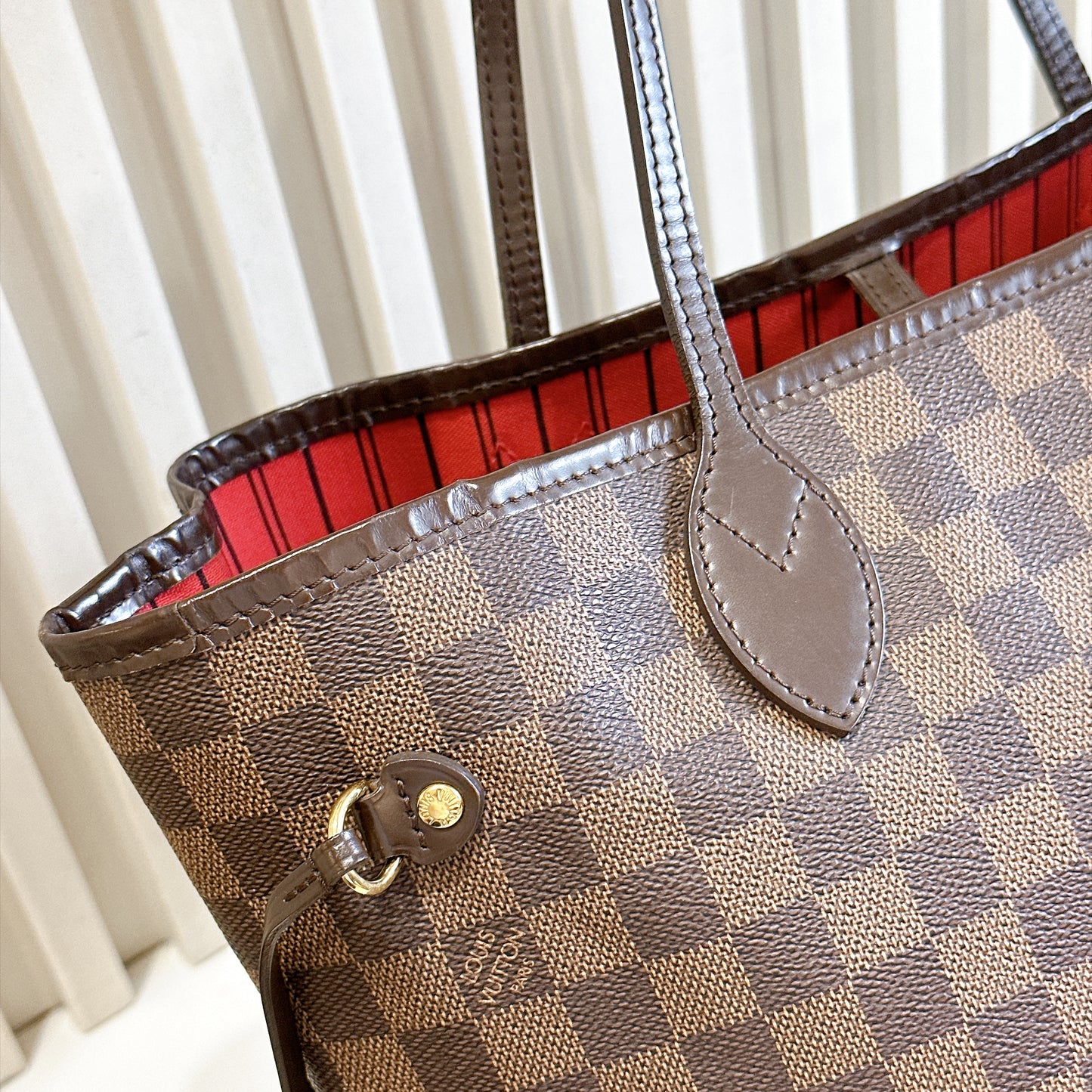LV Damier Ebene Neverfull MM