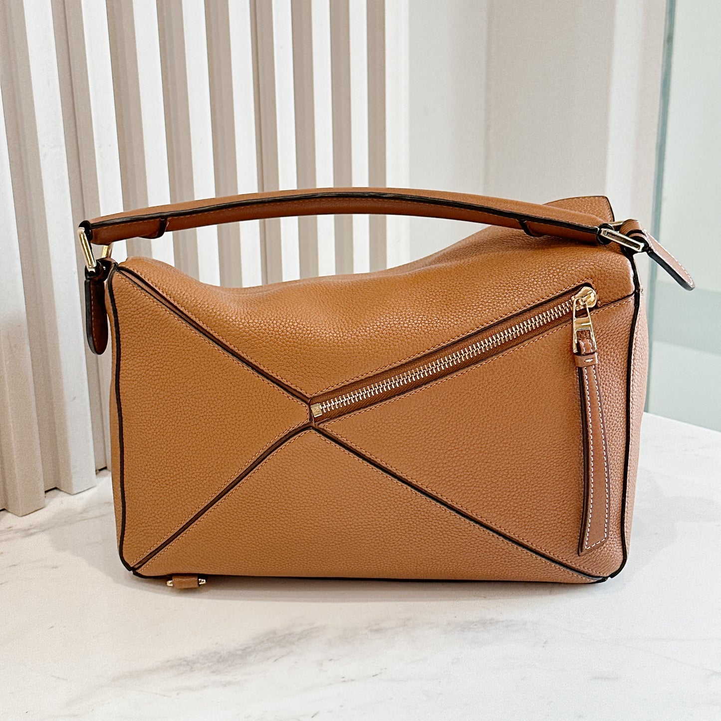 Loewe Puzzle Medium in Tan