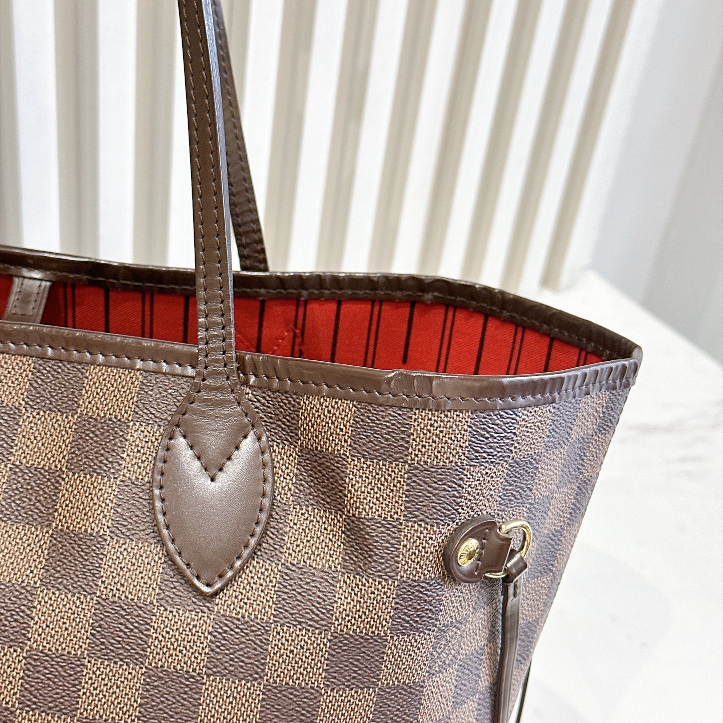 LV Damier Ebene Neverfull MM