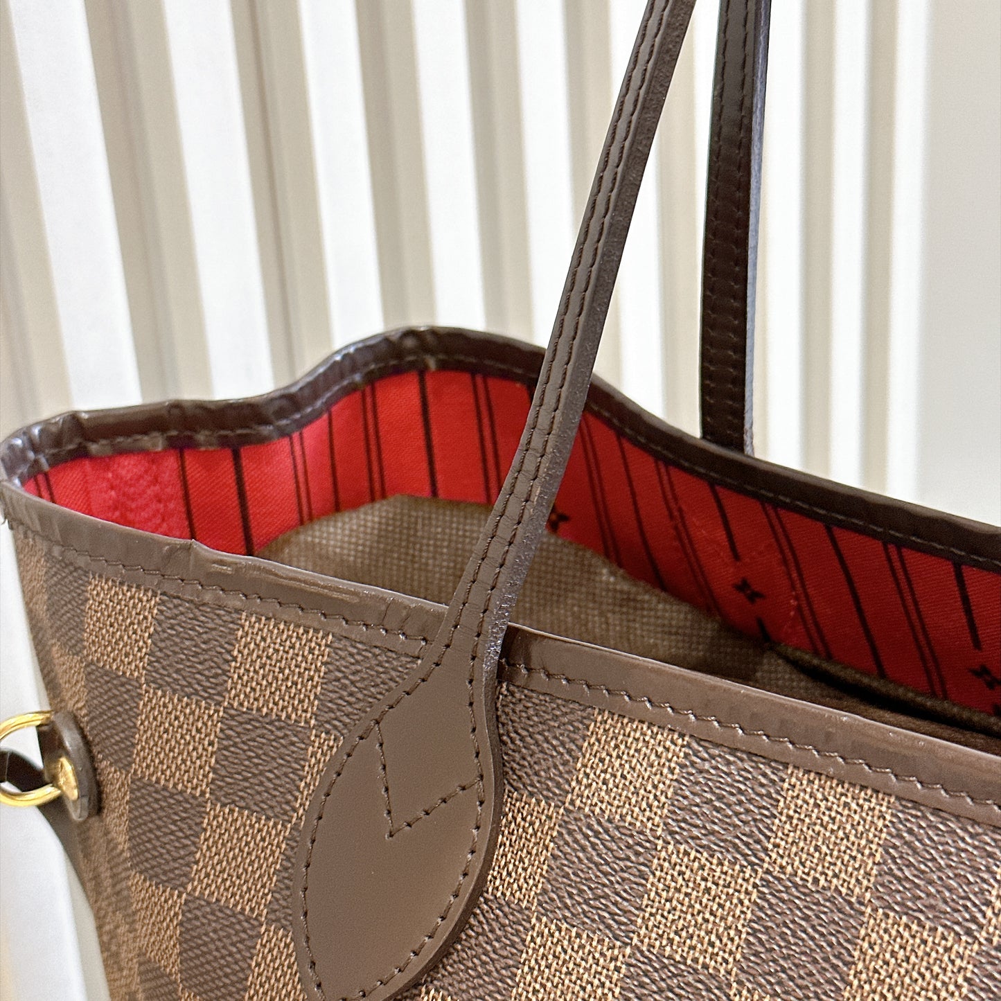LV Damier Ebene Neverfull MM