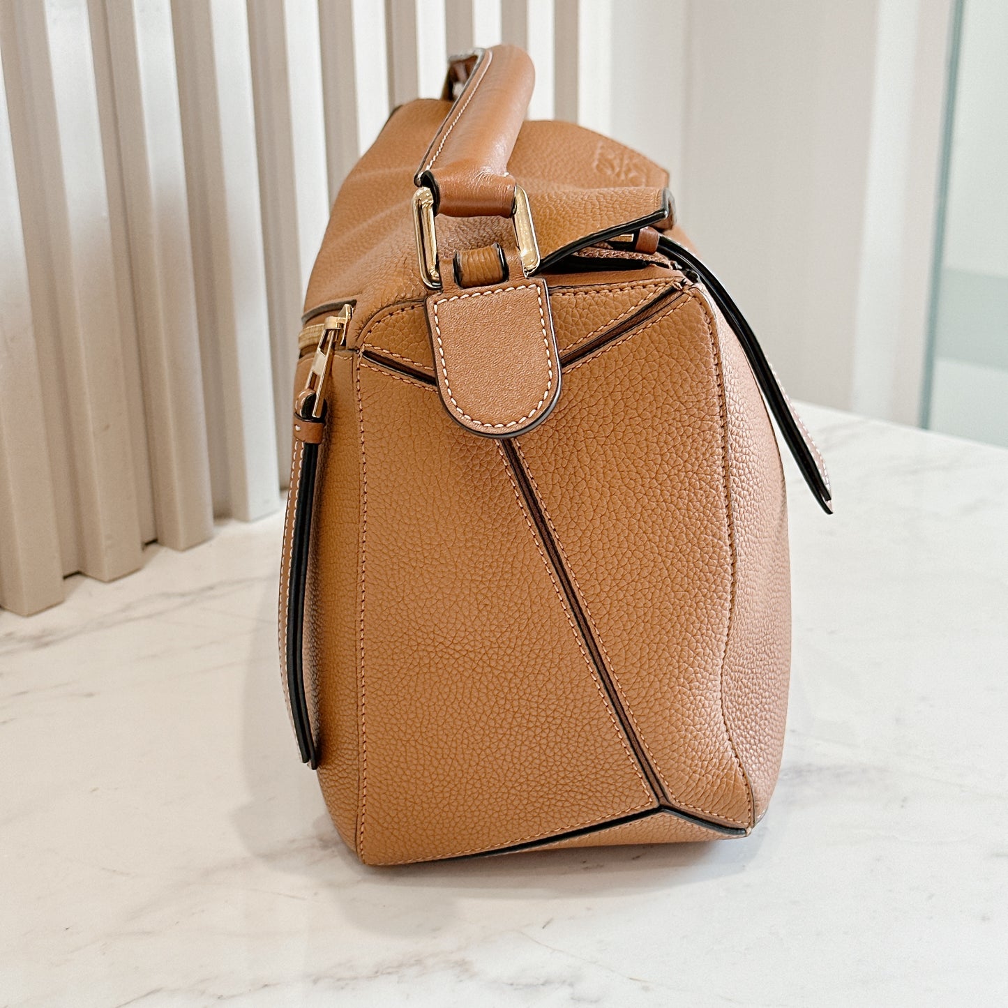 Loewe Puzzle Medium in Tan