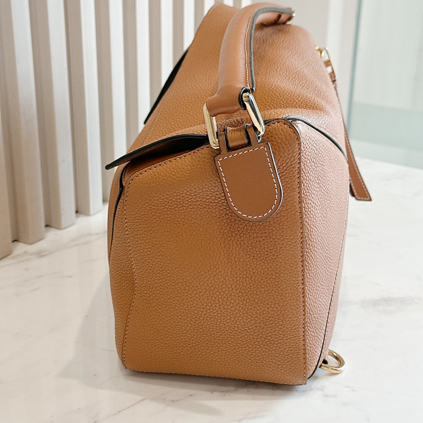 Loewe Puzzle Medium in Tan