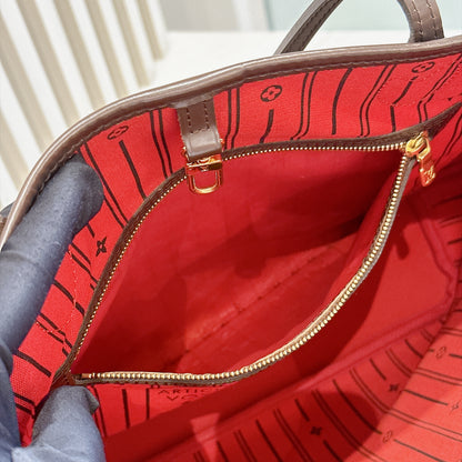LV Damier Ebene Neverfull MM