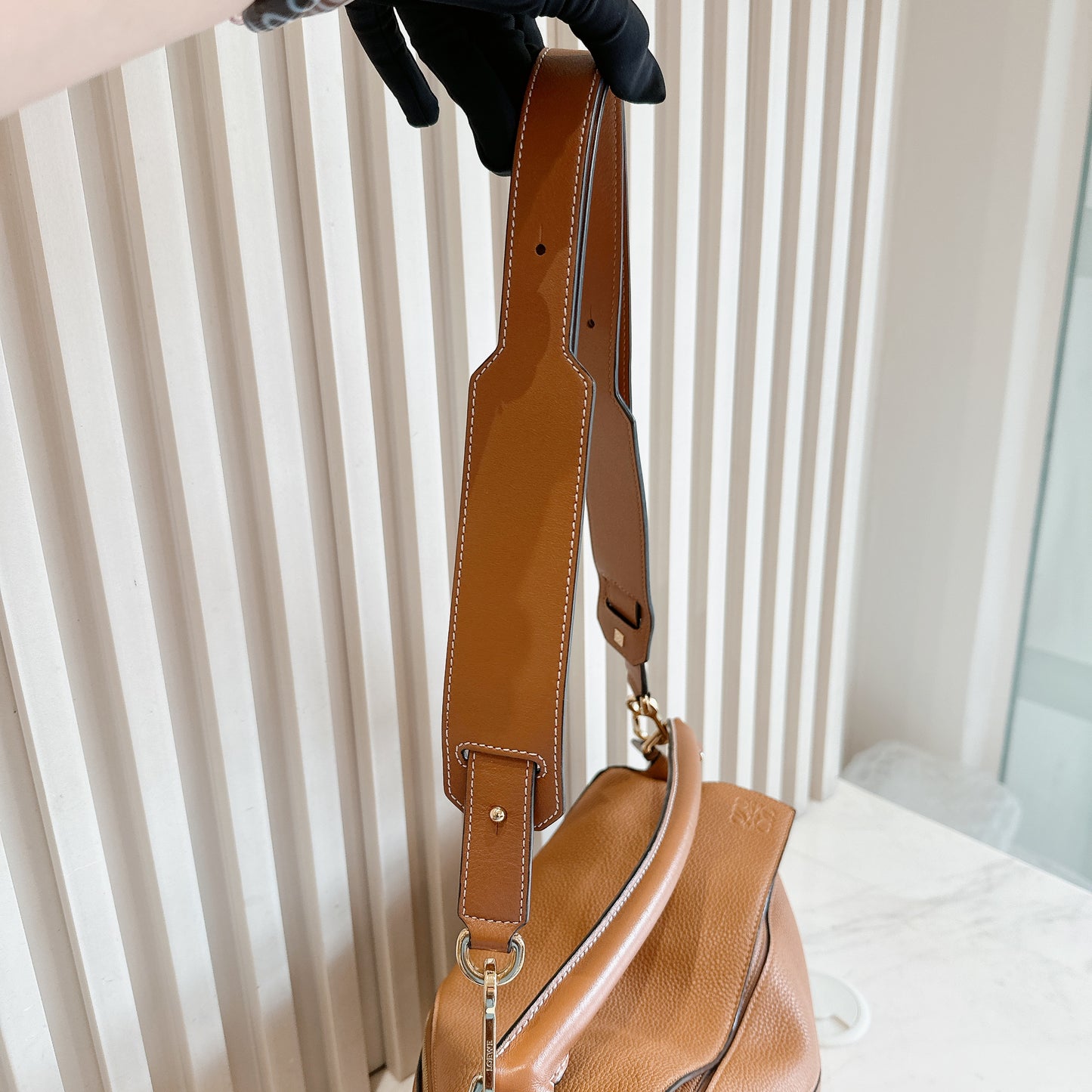 Loewe Puzzle Medium in Tan
