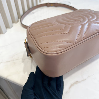 Gucci Mamont Small Camera Bag Dusty Pink