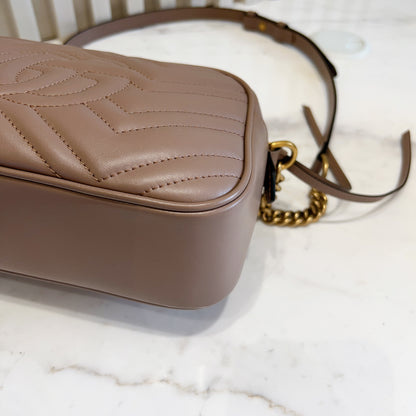 Gucci Mamont Small Camera Bag Dusty Pink