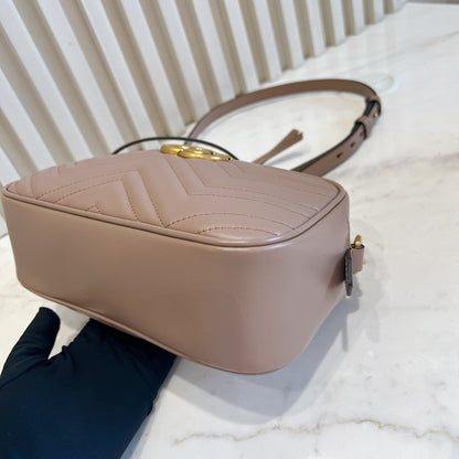 Gucci Mamont Small Camera Bag Dusty Pink