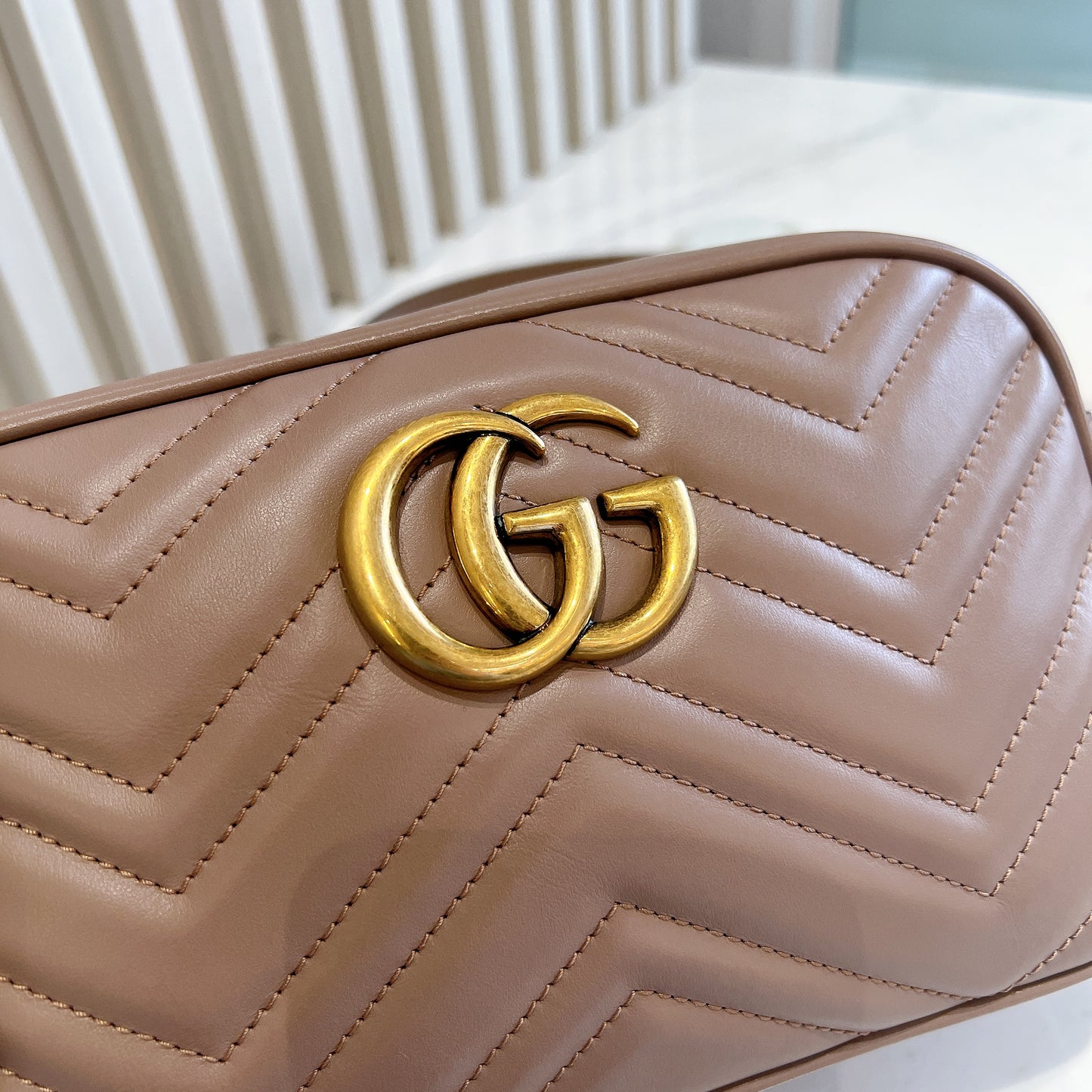 Gucci Mamont Small Camera Bag Dusty Pink
