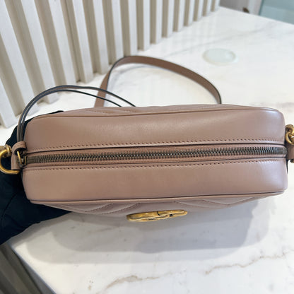 Gucci Mamont Small Camera Bag Dusty Pink
