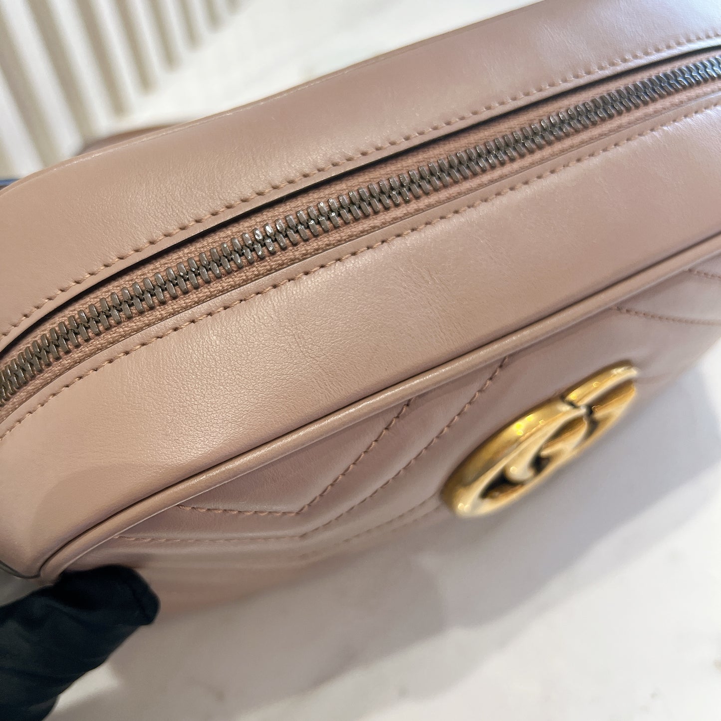 Gucci Mamont Small Camera Bag Dusty Pink