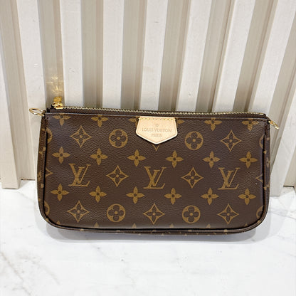 LV Monogram Multi Pochette in Pink Strap