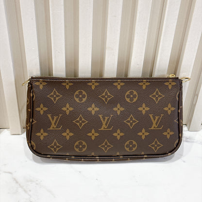 LV Monogram Multi Pochette in Pink Strap