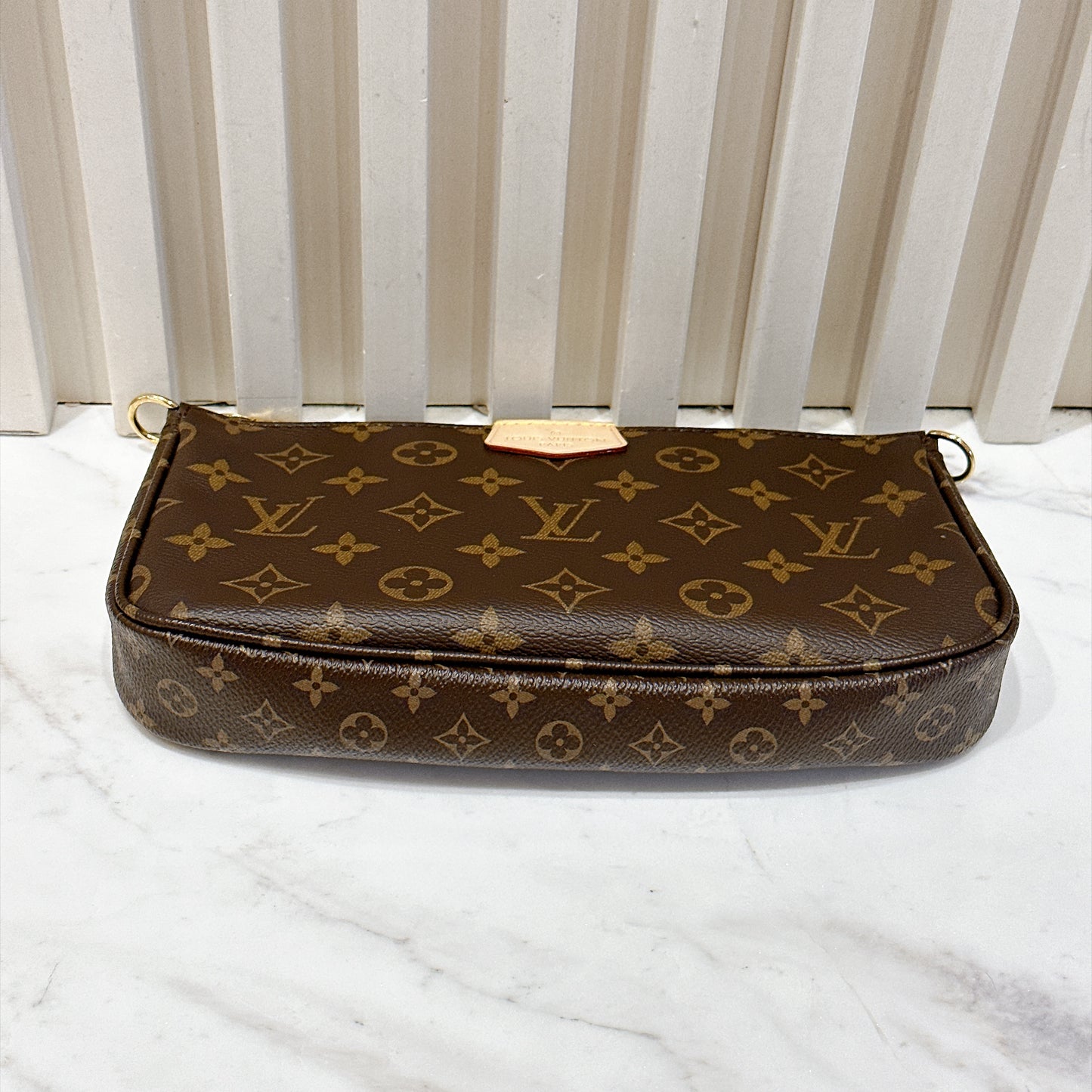 LV Monogram Multi Pochette in Pink Strap