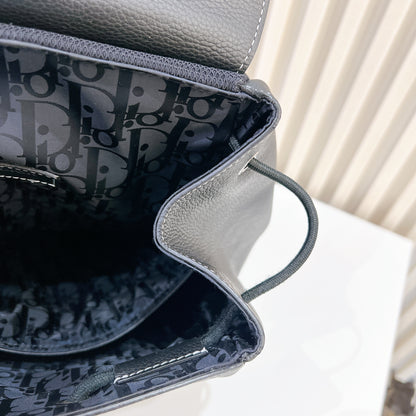 Dior Saddle Backpack in Black