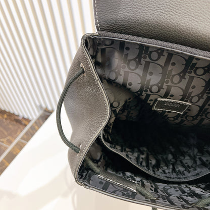 Dior Saddle Backpack in Black
